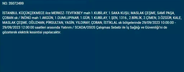 İstanbul'da sel felaketi sonrası pek çok ilde elektrik kesintisi! İşte karanlığa gömülecek ilçeler 7