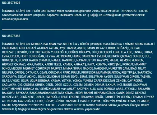 İstanbul'da sel felaketi sonrası pek çok ilde elektrik kesintisi! İşte karanlığa gömülecek ilçeler 5