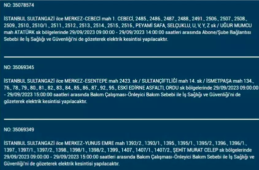 İstanbul'da sel felaketi sonrası pek çok ilde elektrik kesintisi! İşte karanlığa gömülecek ilçeler 4