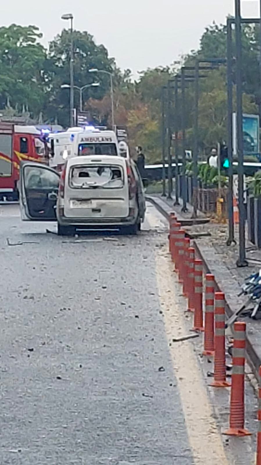 Ankara'da bombalı saldırı girişimi! İşte bölgeden ilk kareler... 1