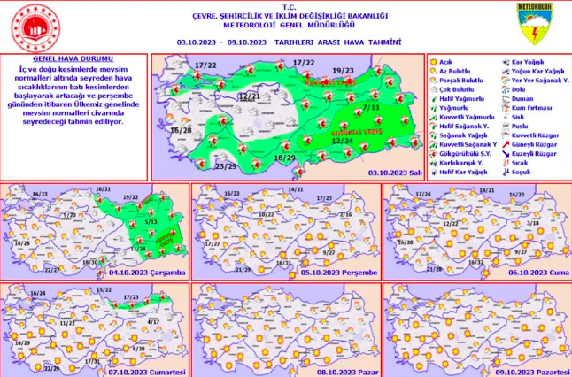 Yağışlar devam edecek mi? MGM'nin son raporu yayınlandı! 17 il için sarı ve turuncu kodlu uyarı geldi 6