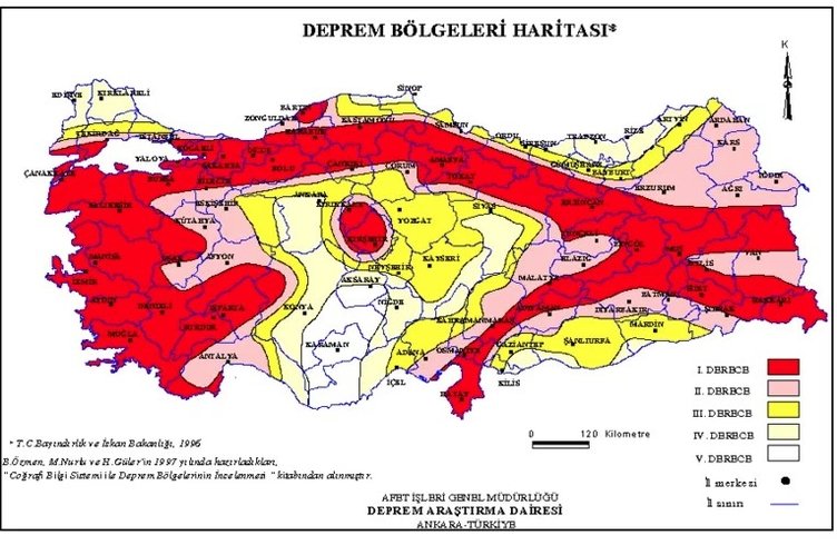 MTA, diri fay hattı haritasını güncelledi! 45 il 110 ilçede korkutan tablo 10