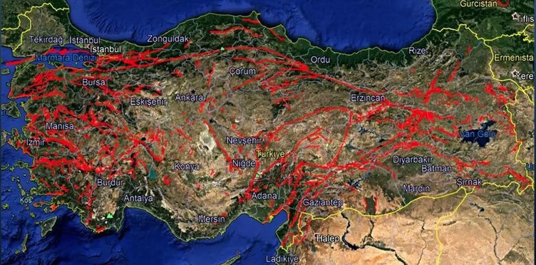 MTA, diri fay hattı haritasını güncelledi! 45 il 110 ilçede korkutan tablo 1