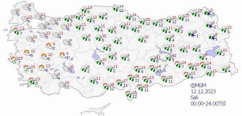 Meteoroloji uyardı! Özellikle o iller tek tek sayıldı: Sağanak yağış ve kar geliyor 1