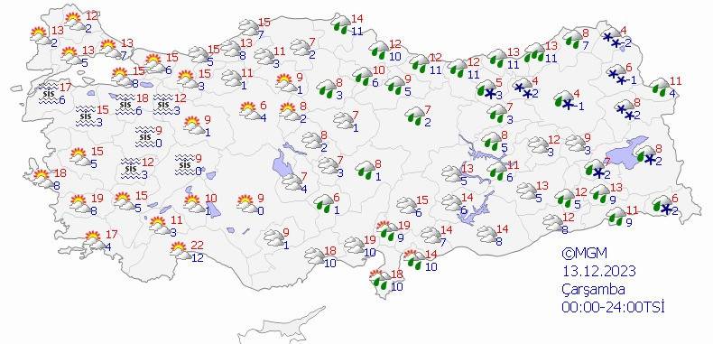 Meteoroloji kar alarmı vererek uyardı! Sıcaklıklar birden düşecek, hava buz kesecek! 4