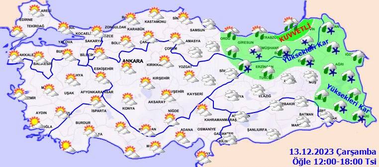 Meteoroloji kar alarmı vererek uyardı! Sıcaklıklar birden düşecek, hava buz kesecek! 2