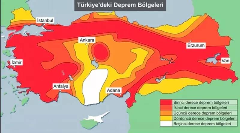 En tehlikeli fayların geçtiği iller hangileri? Hangi iller diri fay hattı üzerinde yer alıyor? İşte güncel harita 4