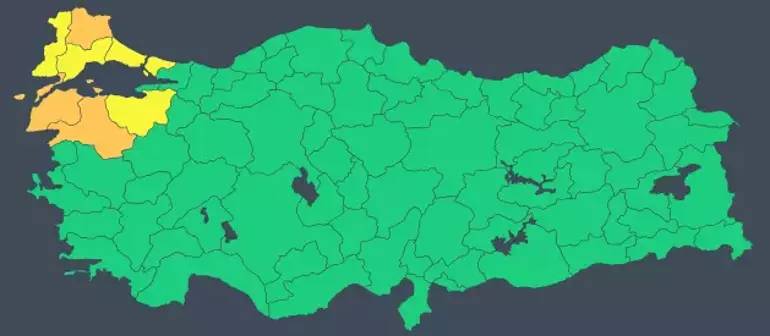 Meteoroloji: İstanbul dahil 7 kent için sarı kod verildi! Sağanak ve kar geliyor! Hafta sonu İstanbul'da kar yağacak mı? 3