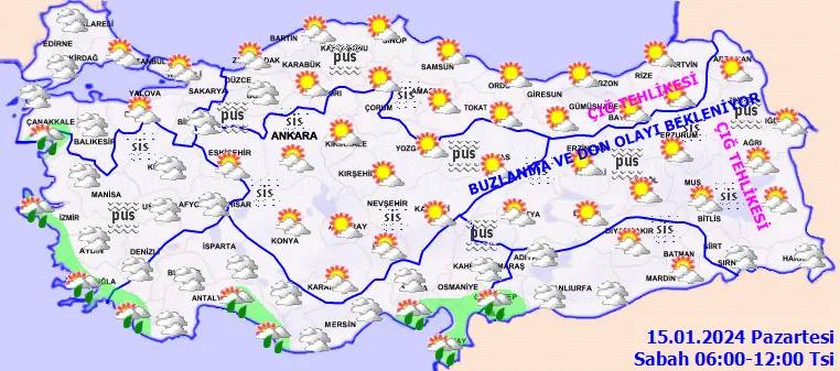 15 Ocak tarihinden itibaren geri gelecek! Meteoroloji tüm Türkiye'yi uyardı! İşte son hava durumu raporu 6