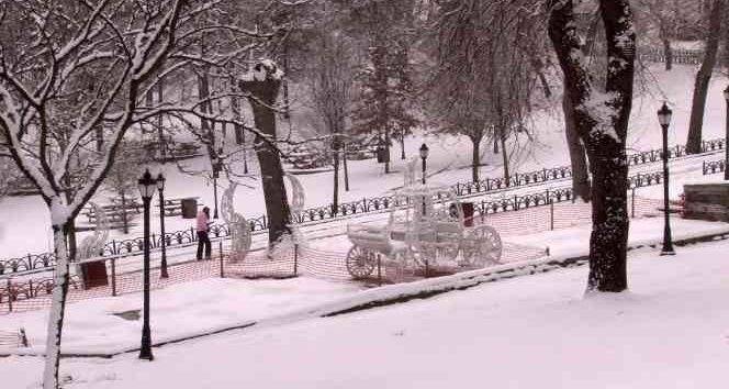 Sadece İstanbul için sarı kodlu uyarı! Kuvvetli fırtına ve kar yağışı! 14