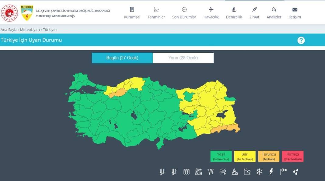 İstanbul'a yoğun kar yağışı geliyor 1