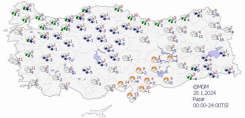 İstanbul'a yoğun kar yağışı geliyor 4