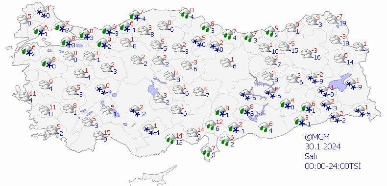 İstanbul'a yoğun kar yağışı geliyor 7