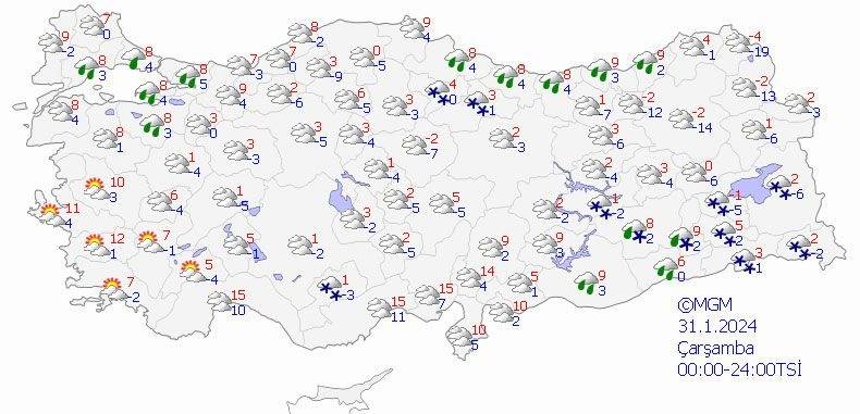 İstanbul'a yoğun kar yağışı geliyor 9