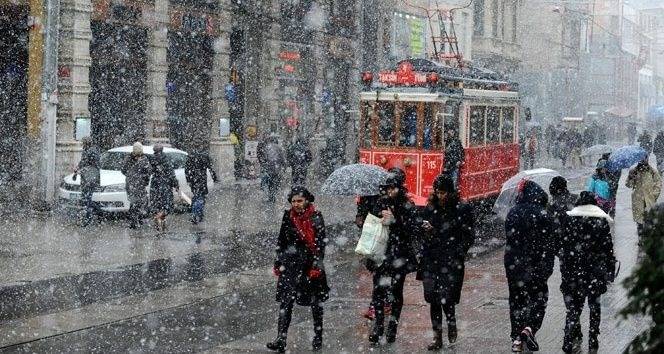 Sadece İstanbul için sarı kodlu uyarı! Kuvvetli fırtına ve kar yağışı! 4