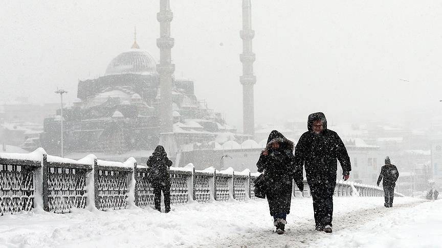 Sadece İstanbul için sarı kodlu uyarı! Kuvvetli fırtına ve kar yağışı! 6