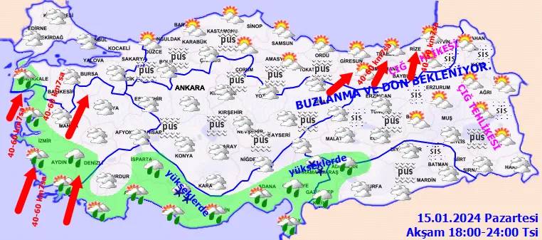 15 Ocak tarihinden itibaren geri gelecek! Meteoroloji tüm Türkiye'yi uyardı! İşte son hava durumu raporu 3