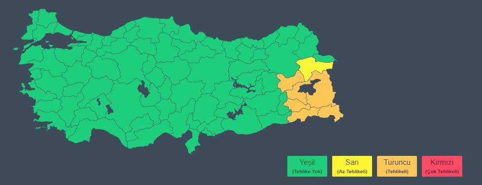 Meteoroloji 7 il için sarı kodlu kar yağışı uyarısı verdi! Lapa lapa kar yağacak 2