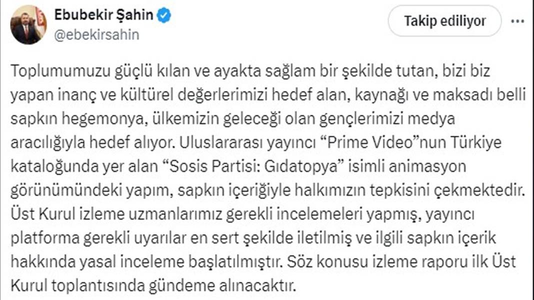 RTÜK'ten "Sosis Partisi: Gıdatopya" animasyonuna tepki 4