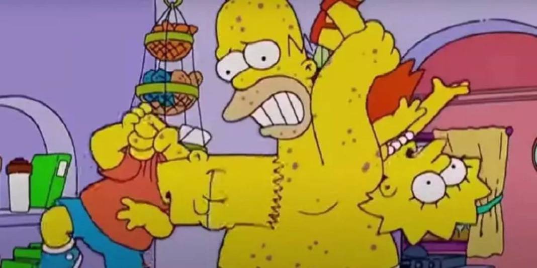 The Simpsons yine şaşırttı: Maymun çiçeği virüsü sahnesi gündem oldu! 3