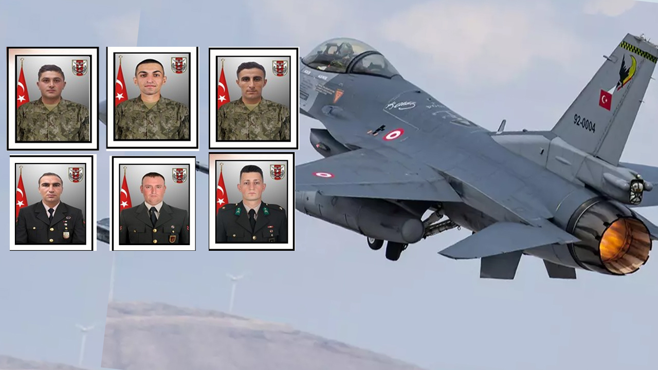 Şehitlerimizin kanları yerde kalmadı: F-16'lar inlerini başlarına yıkıyor...