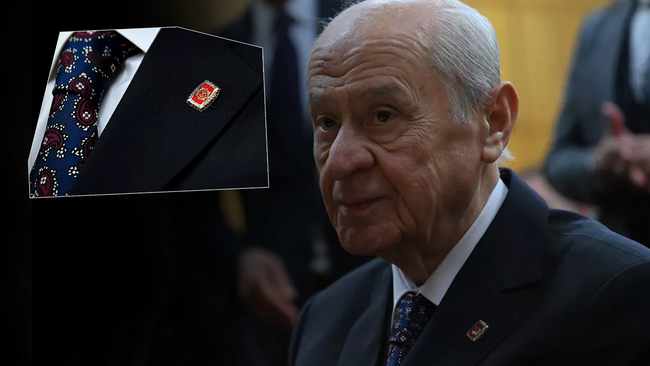 Bahçeli'nin rozeti gündem oldu! Anlamı Türkler için çok büyük