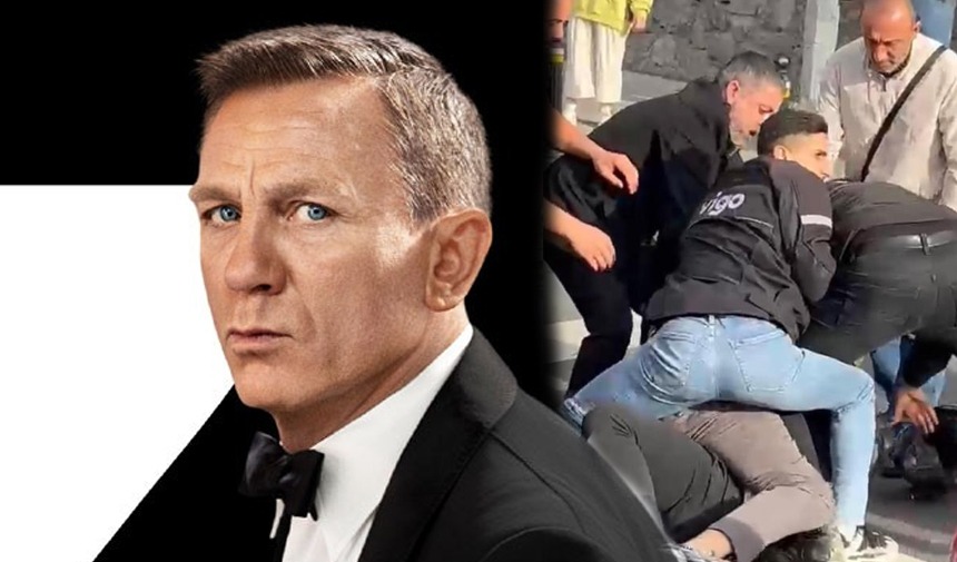 Bir garip kavga! "James Bond" bakışı attı diye birbirlerine girdiler! Şaka değil gerçek