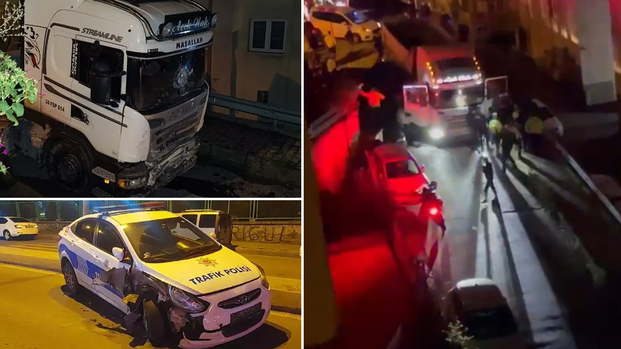 İstanbul'da hareketli gece! 14 aracı ezdi, 2'si polis 9 kişiyi yaraladı! "100 metre sonra gümbürtü koptu"