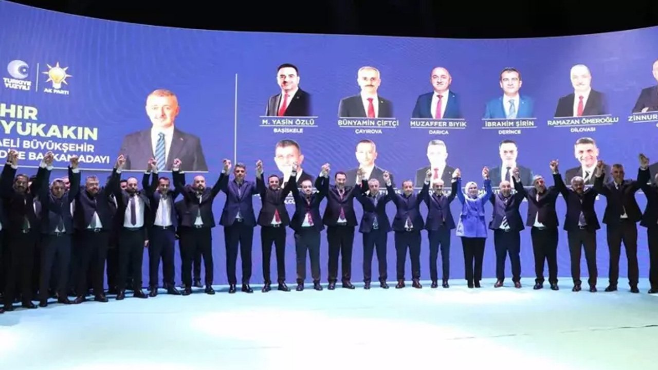 İşte AK Parti’nin Kocaeli ilçe adayları