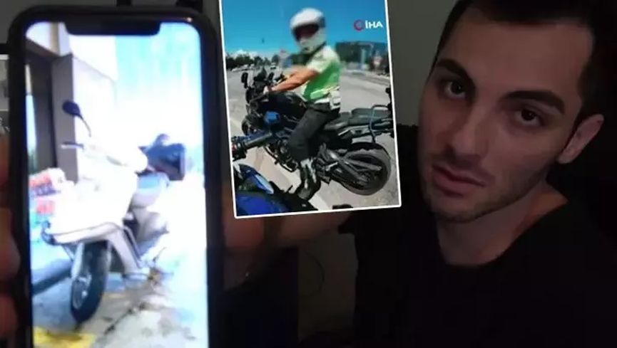 Polisin nasihati ile gündem olmuştu! Motosikletli genç hayatının şokunu yaşadı