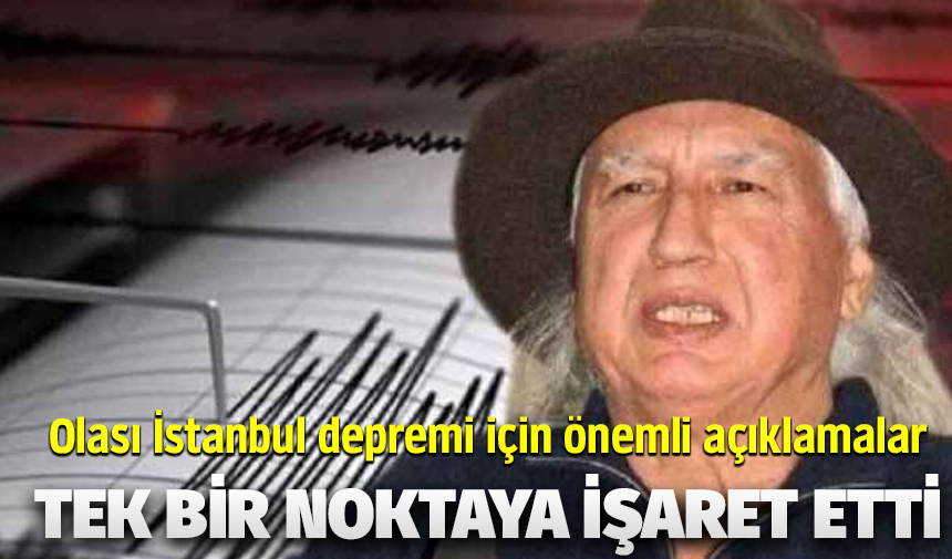 Prof. Dr. Üşümezsoy'dan İstanbul depremi için önemli açıklamalar! Tek bir noktaya işaret etti