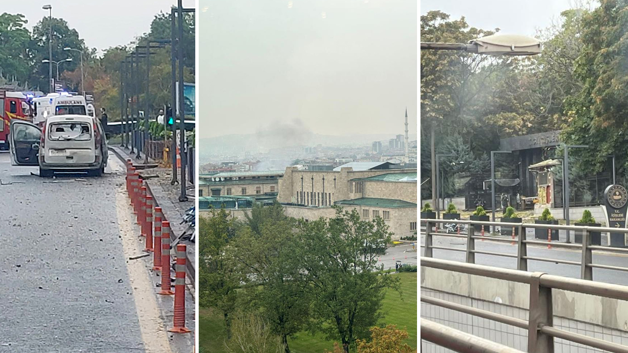 Ankara'da bombalı saldırı girişimi! İşte bölgeden ilk kareler...