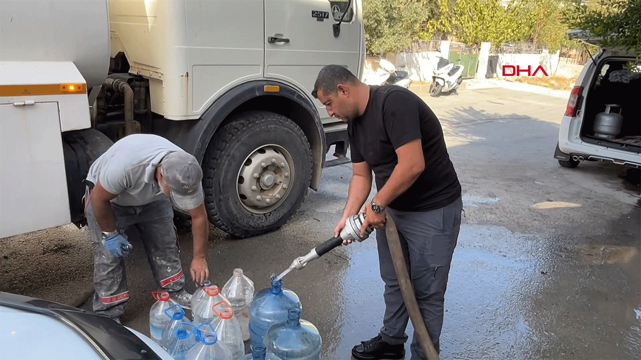 Bodrum'da baraj kurudu, vatandaşlar 10 gündür susuz