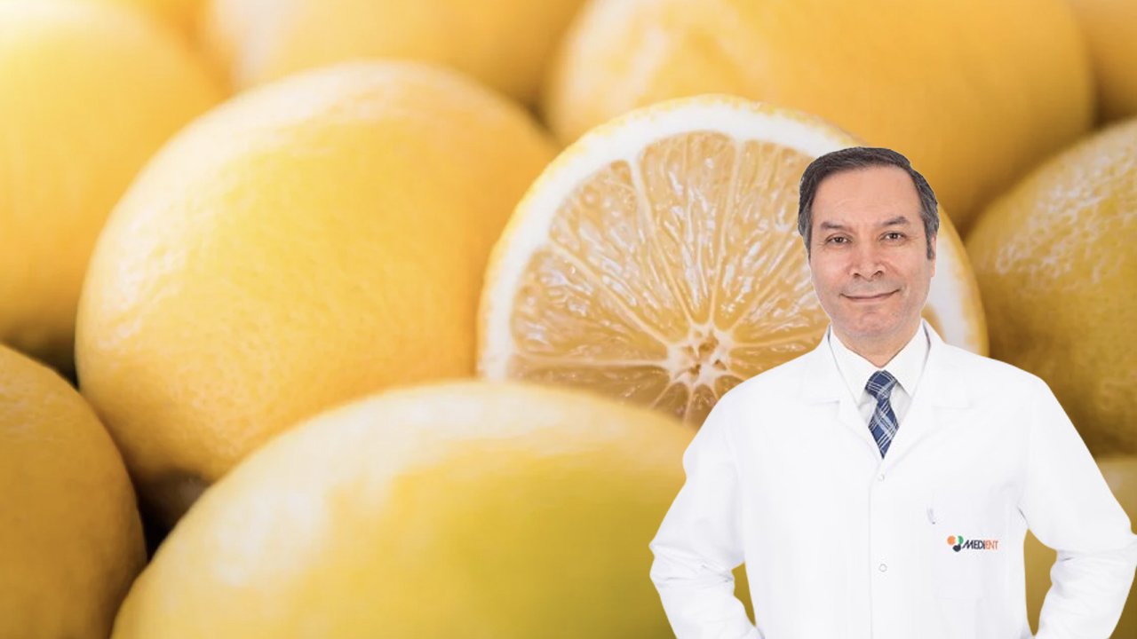 Prof. Dr. Güner Sönmez açıkladı!  “Limonu hayatınızın vazgeçilmezi yapın”