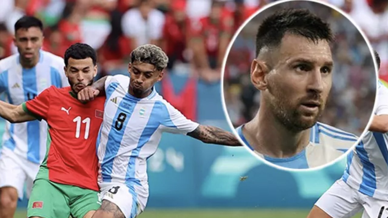 Olimpiyat maçında kaos: Faslı taraftarlar sahaya indi, Arjantin’in golü iptal edildi