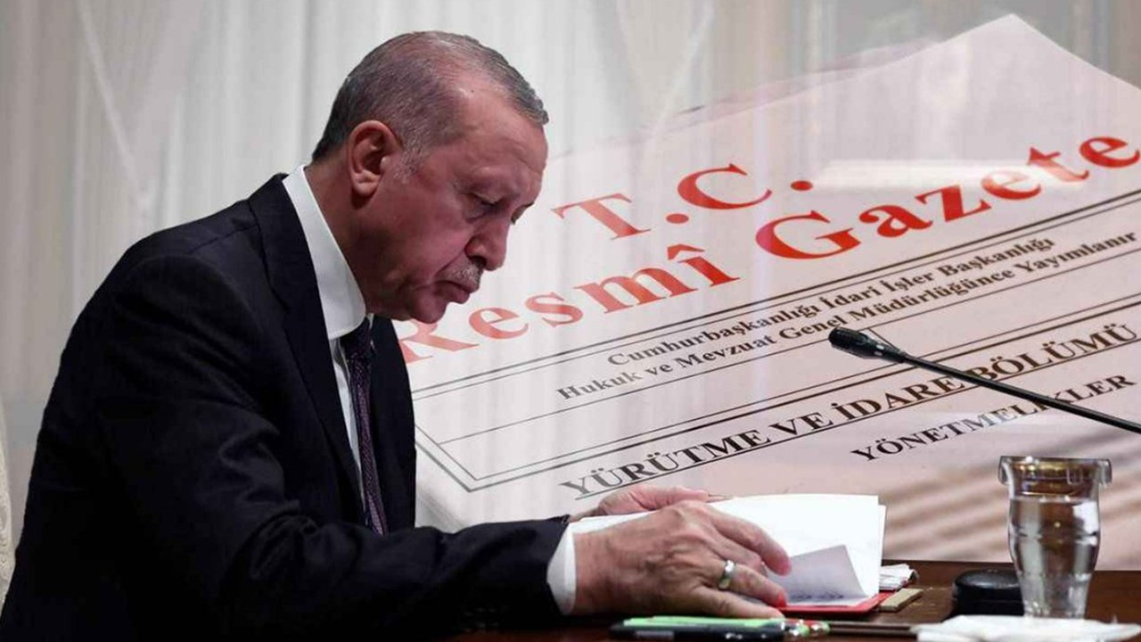 Cumhurbaşkanı Erdoğan imzaladı: Görev değişiklikleri Resmi Gazete'de yayımlandı...