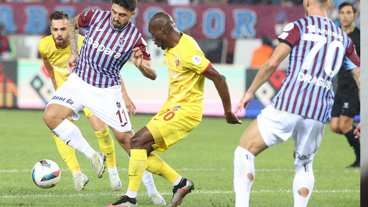 Trabzonspor-Kayserispor berabere!