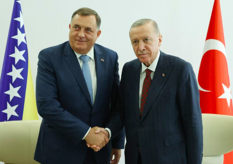 Cumhurbaşkanı Erdoğan, Zeljka Cvijanovic ve Milorad Dodik ile görüştü! İkili ilişkiler ele alındı