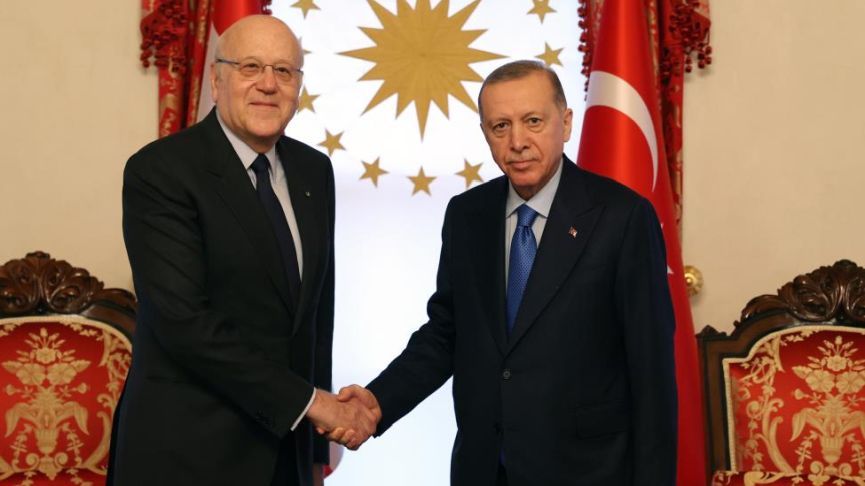 Cumhurbaşkanı Erdoğan, Lübnan Başbakanı Mikati ile bir araya geldi