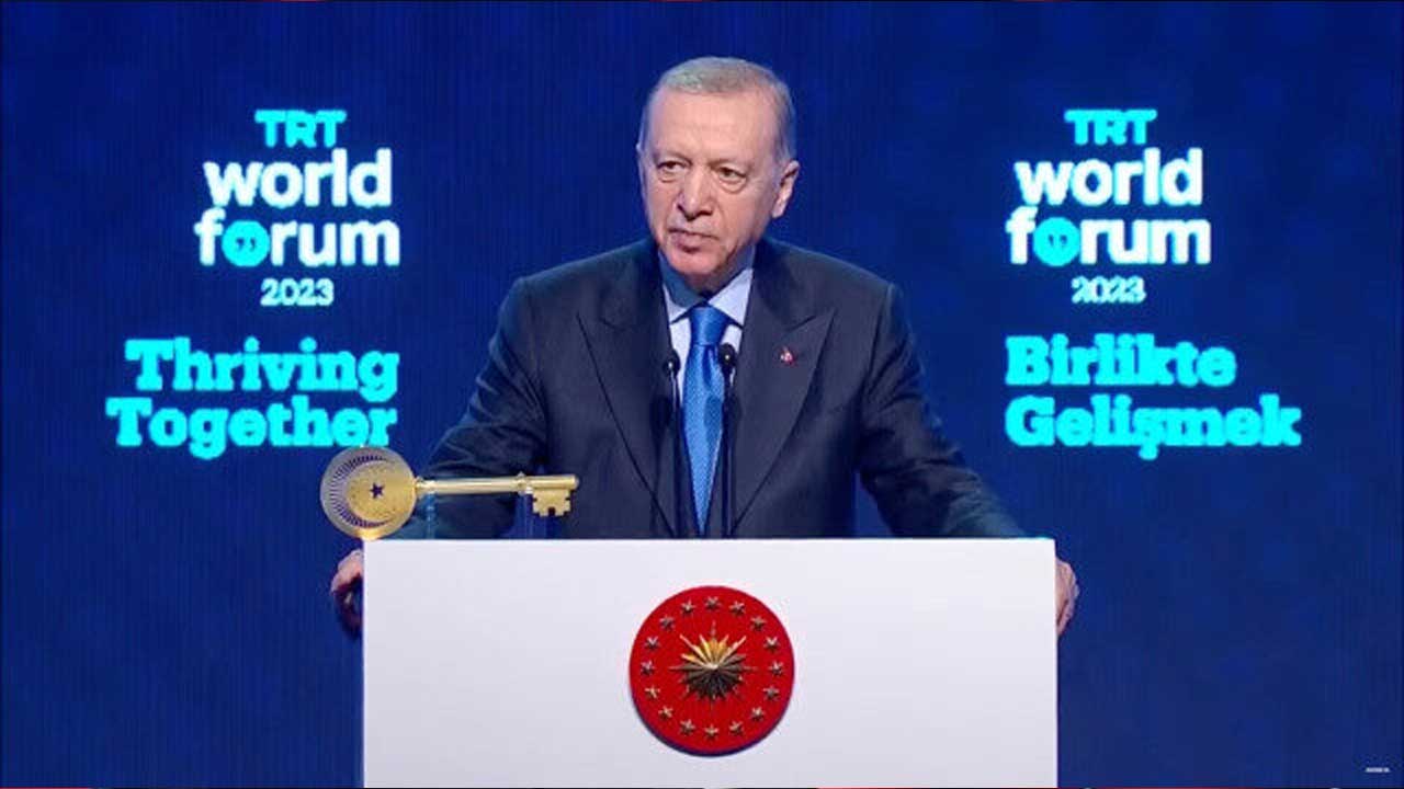 Cumhurbaşkanı Erdoğan'dan: Gazze'de adil bir barışın kaybedeni olmaz, elimizi taşın altına koymaya hazırız