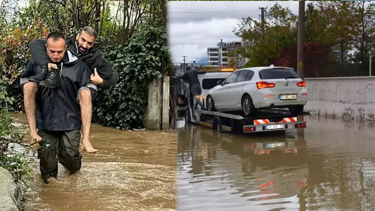 Antalya ve Bodrum resmen göl oldu! Meteoroloji'den uyarı üstüne uyarı