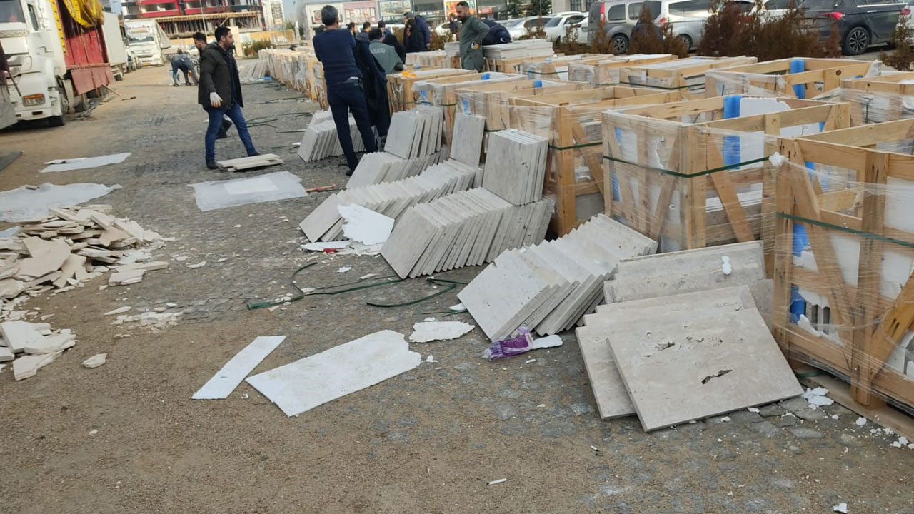 Mermer görünümlü zehir sevkiyatı! Akılalmaz oyunu polis bozdu