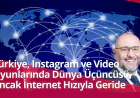 Türkiye’de Dijital Hayat: Sosyal Medyada 2 Saat 44 Dakika, İnternet Hızında Son Sıralarda