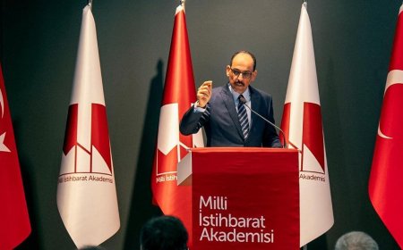 MİT Başkanı İbrahim Kalın, Milli İstihbarat Akademisi'nin ilk dersini verdi!