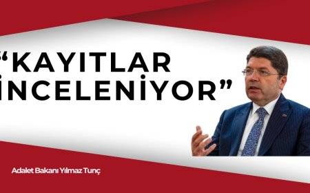 Adalet Bakanı Tunç'tan önemli açıklamalar!