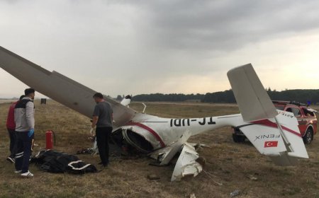 Bursa'da eğitim uçağı kazası: 2 Pilot yaşamını yitirdi