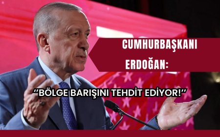 Erdoğan: İsrail, bölge barışını tehdit ediyor