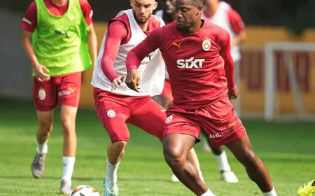 Galatasaray, RFS maçının hazırlıklarına ara vermeden başladı