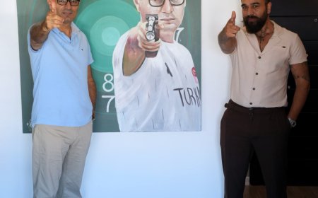 Yusuf Dikeç'in hedef noktasına yapacağı atışla tamamlanacak tablonun geliri depremzedelere bağışlanacak