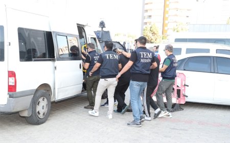 Mersin’de terör operasyonu: 14 gözaltı